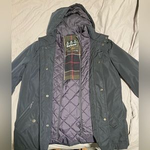 Barbour Classic Tartan Jacket Navy Size M